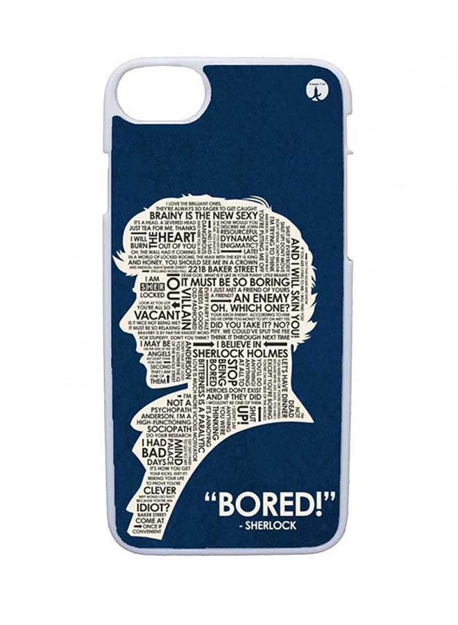 بي بي غطاء حماية واق لهاتف أبل آيفون 7 بلس نمط مسلسل "Sherlock"
