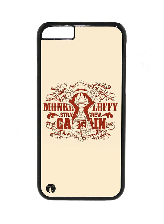 بي بي غطاء حماية واق لهاتف أبل آيفون 6 بلس نمط مسلسل الأنمي "One Piece"