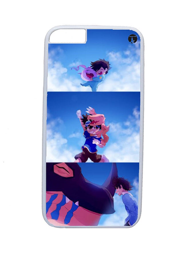 بي بي غطاء حماية واق لهاتف أبل آيفون 6 بلس نمط مسلسل الأنمي "Digimon"