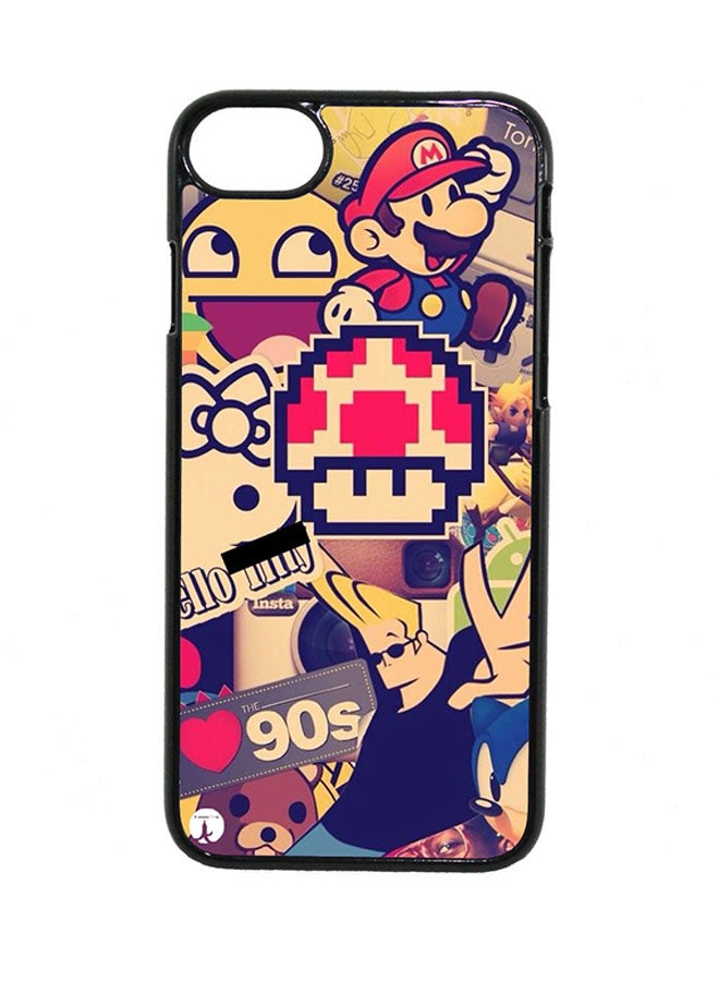 غطاء حماية واق لهاتف أبل آيفون 7 بلس أزرق/ بيج/ أبيض