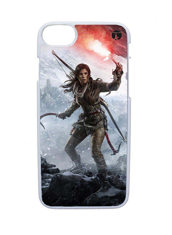 غطاء حماية واقٍ لهاتف أبل آيفون 7 نمط لعبة الفيديو "Tomb Raider"