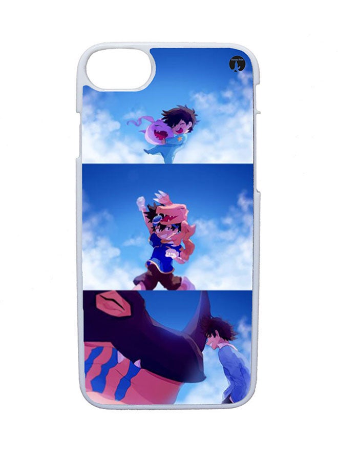 بي بي غطاء حماية واقٍ لهاتف أبل آيفون 7 نمط مسلسل الأنمي "Digimon"