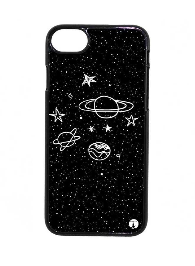 غطاء حماية واق لهاتف أبل آيفون 8 بلس بنمط الفضاء