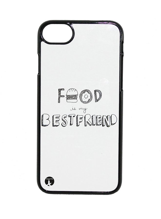 بي بي غطاء حماية واق لهاتف أبل آيفون 8 بلس نمط مطبوع بعبارة باللغة الإنجليزية