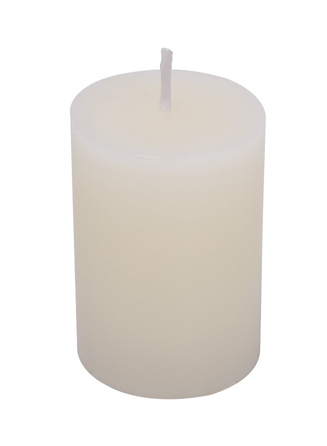 Pillar Candle Ivory 5x7.5cm  - Image 1