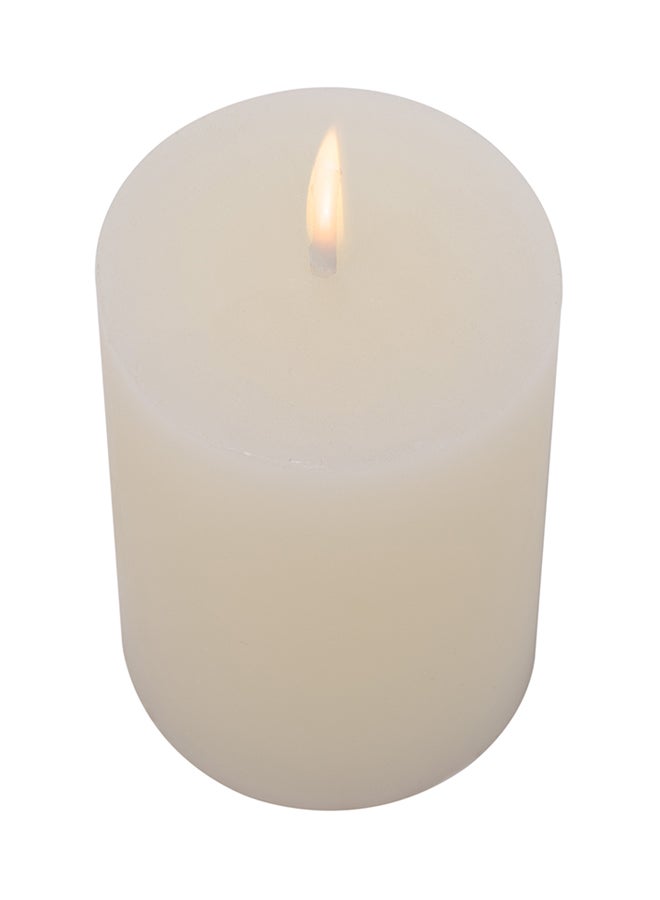 Pillar Candle Ivory 5x7.5cm  - Image 2