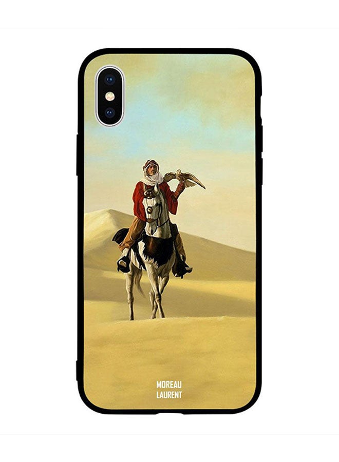 Moreau Laurent Skin Case Cover -for Apple iPhone X On The Horse At The Deserts On The Horse At The Deserts