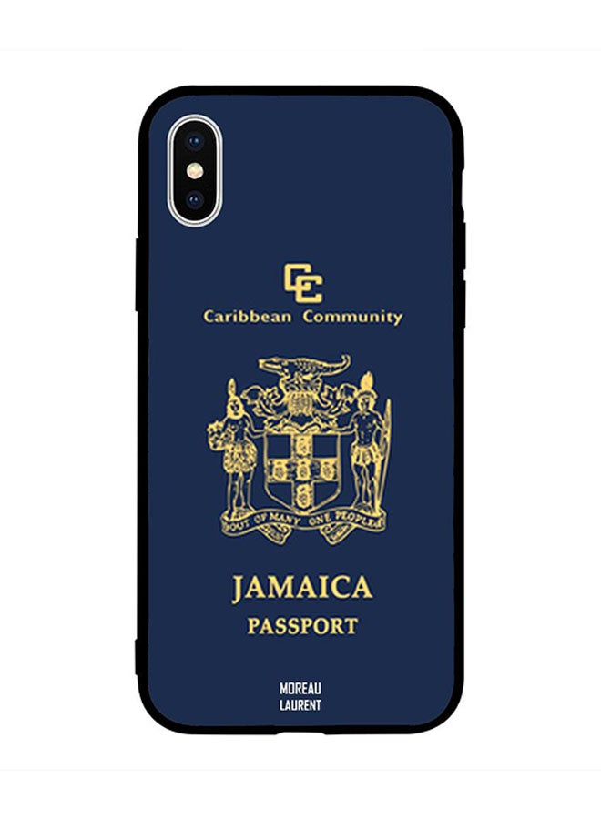 Moreau Laurent Skin Case Cover -for Apple iPhone X Jamaica Passport Jamaica Passport