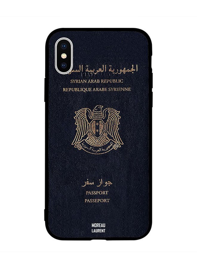 Moreau Laurent Skin Case Cover -for Apple iPhone X Syria Passport Syria Passport 
