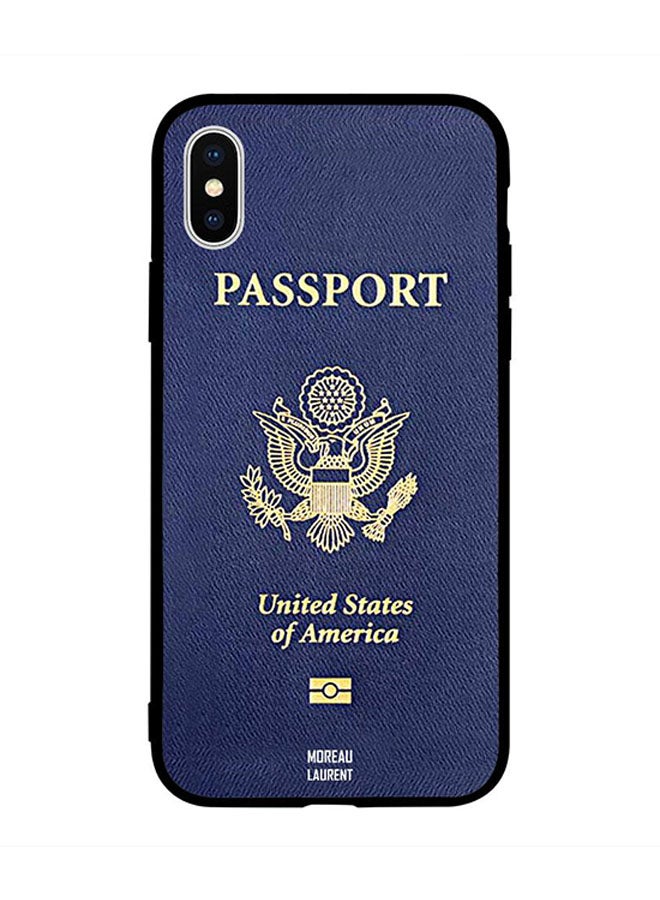 Moreau Laurent Skin Case Cover -for Apple iPhone X United States of America Passport United States of America Passport 