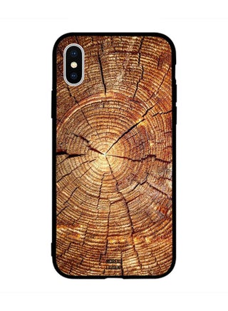 Skin Case Cover -for Apple iPhone X Cracks in Old Wood Pattern Cracks in Old Wood Pattern - v1544596904/N19853567A_1