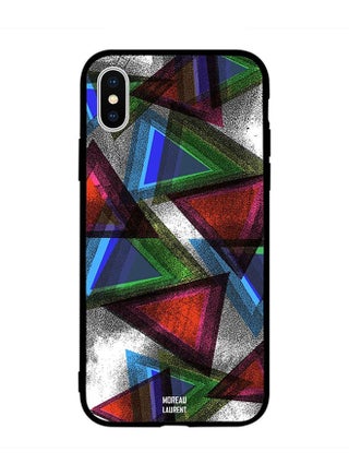 Skin Case Cover -for Apple iPhone X Multi Color Triangles Pattern Multi Color Triangles Pattern - v1544596917/N19853640A_1