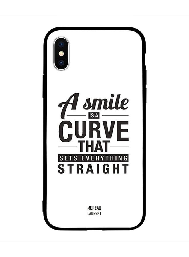 Moreau Laurent - Skin Case Cover -for Apple iPhone X A Smile is a Curve A Smile Is A Curve - Image 1