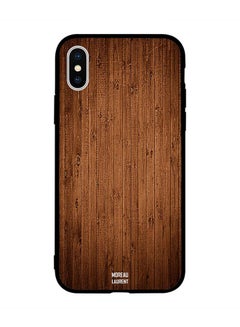 Skin Case Cover -for Apple iPhone X Horizontal Vintage Brown Pattern Horizontal Vintage Brown Pattern