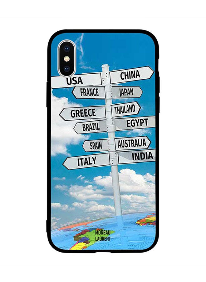 Moreau Laurent - Protective Case Cover for Apple iPhone XS Travel & Expolre The World - Image 1