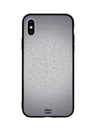 Protective Case Cover for Apple iPhone XS Cracks Grey Pattern - v1544597022/N19854286A_1