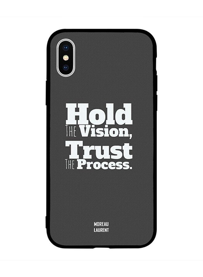 Moreau Laurent - Protective Case Cover for Apple iPhone XS Hold The Vision Trust The Process - Image 1