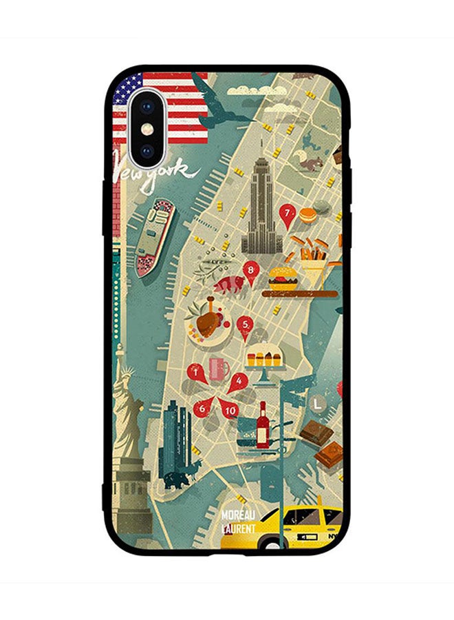 Moreau Laurent Protective Case Cover for Apple iPhone XS Max 24 Hours in New York