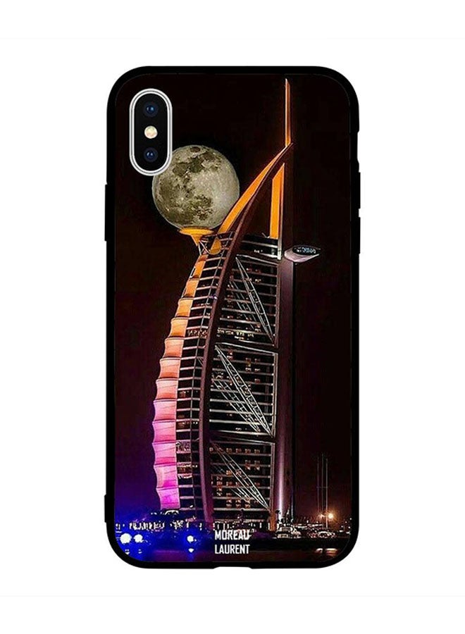 Moreau Laurent Protective Case Cover for Apple iPhone XS Max Burj Al Arab Close to Moon