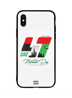 غطاء حماية واقٍ لهاتف أبل آيفون XS ماكس عبارة "47 UAE National Day" - v1544597112/N19854839A_1