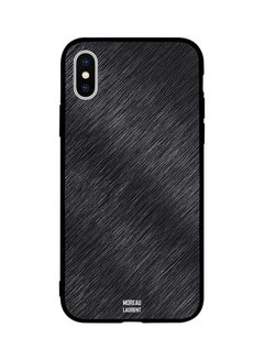 Protective Case Cover for Apple iPhone XS Max Black Lighten Pattern