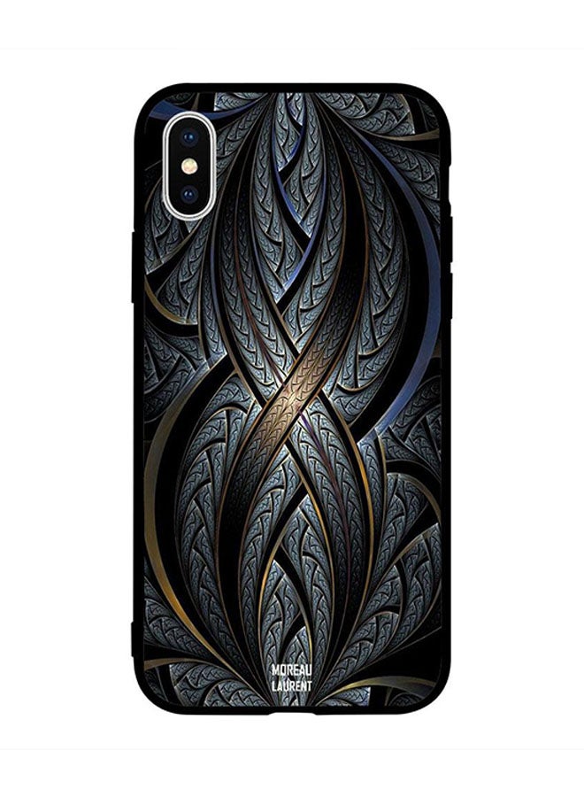 Moreau Laurent Protective Case Cover for Apple iPhone XS Max Floral Shape Pattern