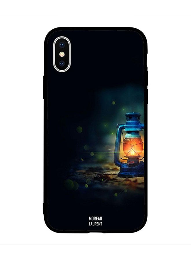 Moreau Laurent Protective Case Cover for Apple iPhone XS Max Lamp on Right Side at Dark