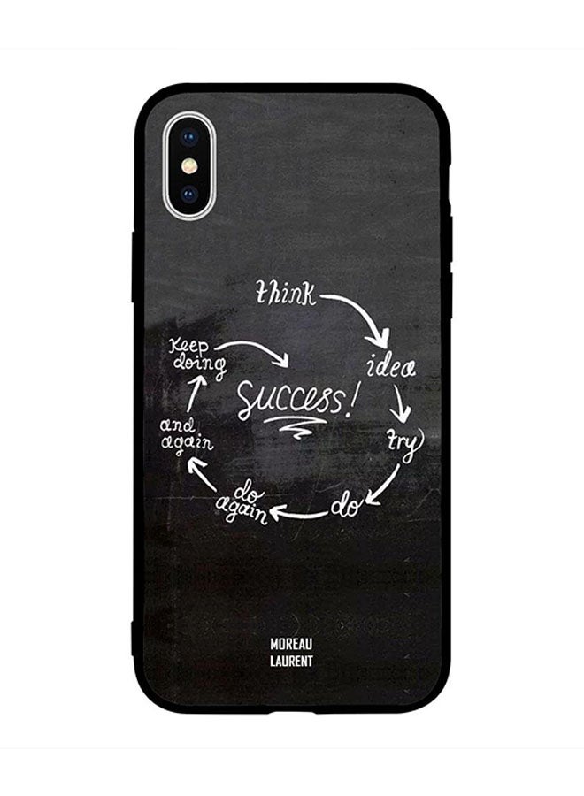 Moreau Laurent Protective Case Cover for Apple iPhone XS Max Think Idea Try To Do Again 