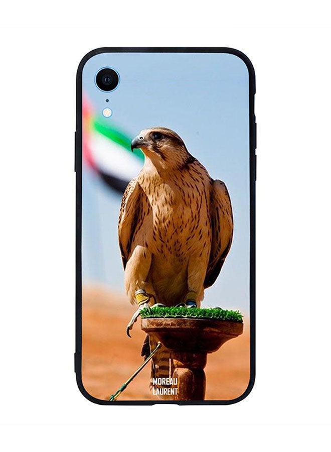 Moreau Laurent Protective Case Cover for Apple iPhone XR Eagle & UAE Flag 