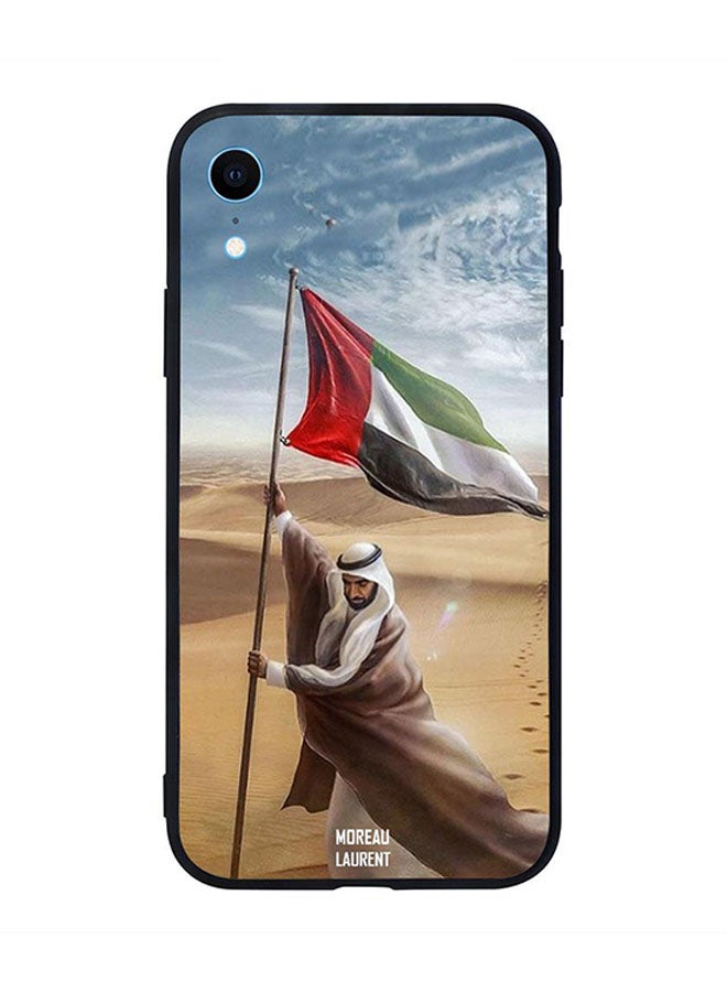 Moreau Laurent Protective Case Cover for Apple iPhone XR Sheikh Zayed Planted UAE Flag 