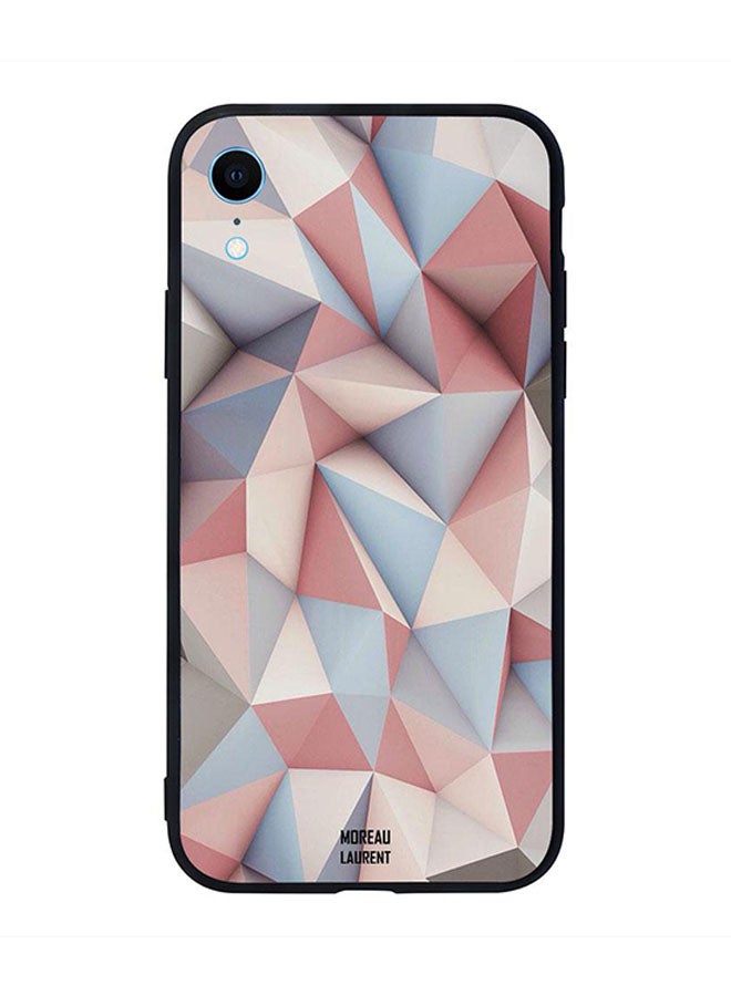 Skin Case Cover -for Apple iPhone XR Diamonds of 3D Shape Pattern Diamonds of 3D Shape Pattern