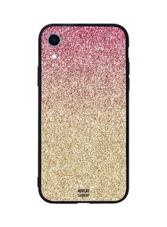 Skin Case Cover -for Apple iPhone XR Pink & Golden Gliters Pattern Pink & Golden Gliters Pattern