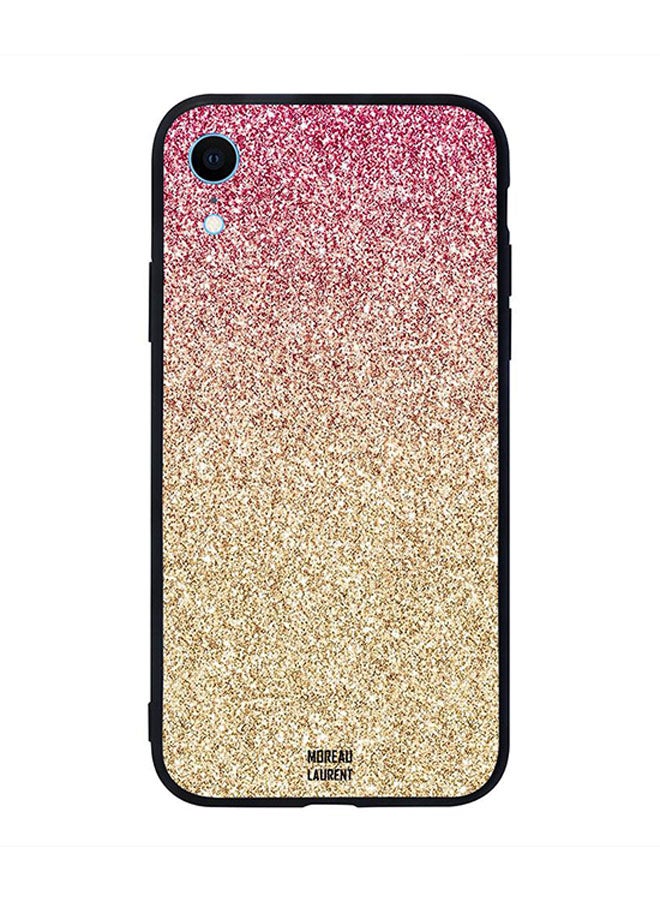 Moreau Laurent - Skin Case Cover -for Apple iPhone XR Pink & Golden Gliters Pattern Pink & Golden Gliters Pattern - Image 1