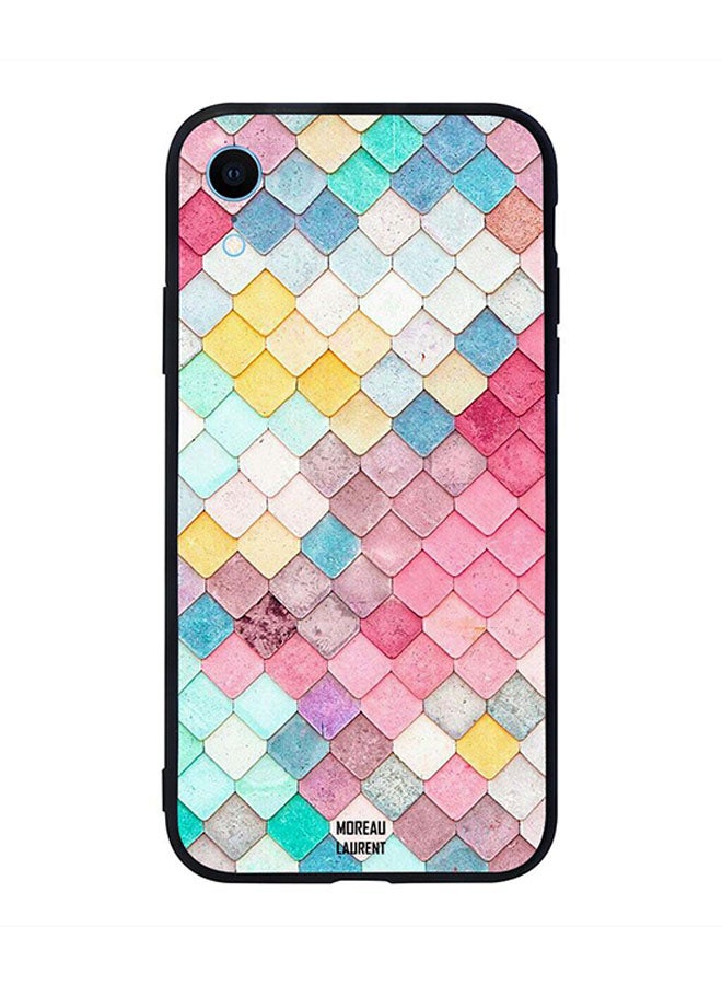 Skin Case Cover -for Apple iPhone XR Pinky Multi Color Shapes Pattern Pinky Multi Color Shapes Pattern