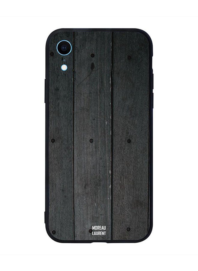 Moreau Laurent Skin Case Cover -for Apple iPhone XR Three Pieces Wooden Pattern Three Pieces Wooden Pattern