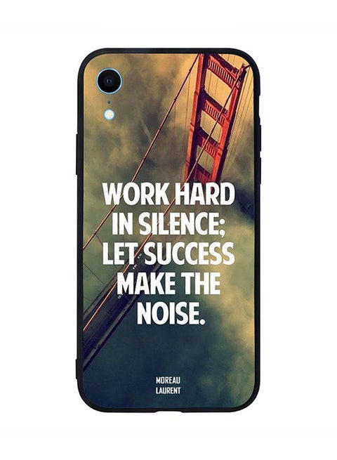 Skin Case Cover -for Apple iPhone XR Work Hard in Silence Work Hard in Silence