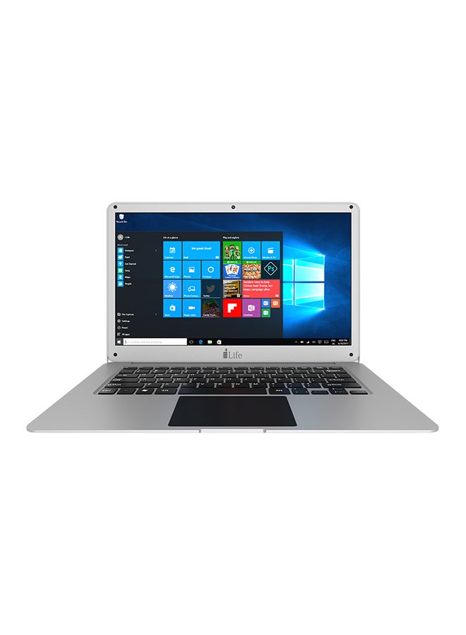 iLife Zed Air H Laptop With 14.1-Inch Display, Intel Atom Cherry Trail Z8350 Processor/Windows 10/2GB RAM/32GB eMMc+500GB HDD/Intel HD Graphics/International Version Silver  - Image 1