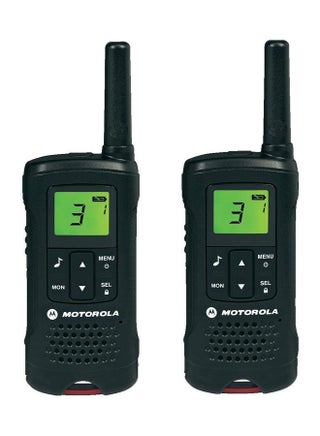 2-Piece Walkie Talkie PMR Radio With LCD Display 3 x 5.5 x 16.5cm Black - v1544607468/N19655511A_1