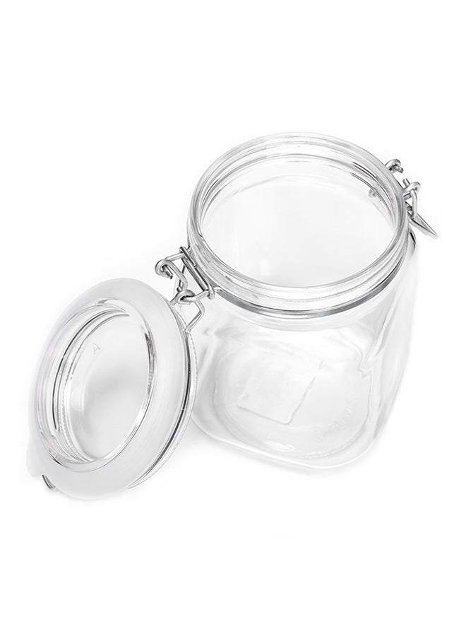 Borgonovo Primizie Glass Food Jar Clear 1Liters  - Image 2