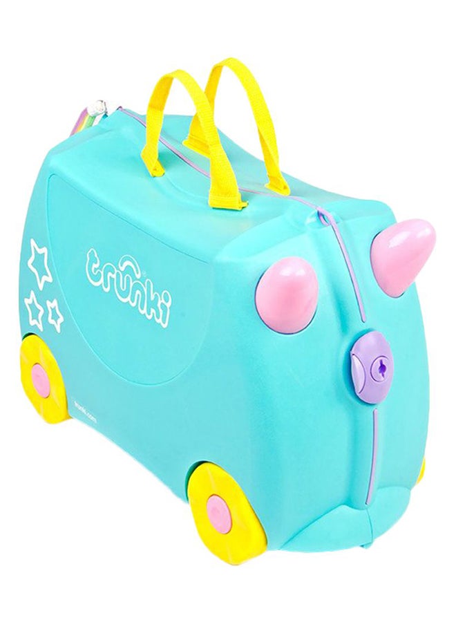 trunki - Una The Unicorn Trunki Trolley - 18 L Blue/Yellow/Pink - Image 1