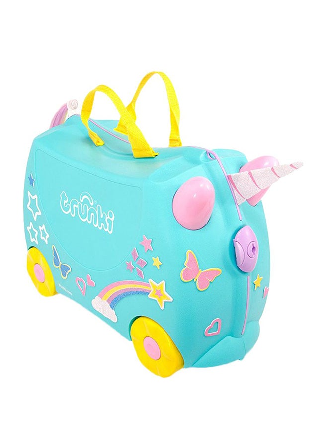 trunki - Una The Unicorn Trunki Trolley - 18 L Blue/Yellow/Pink - Image 1