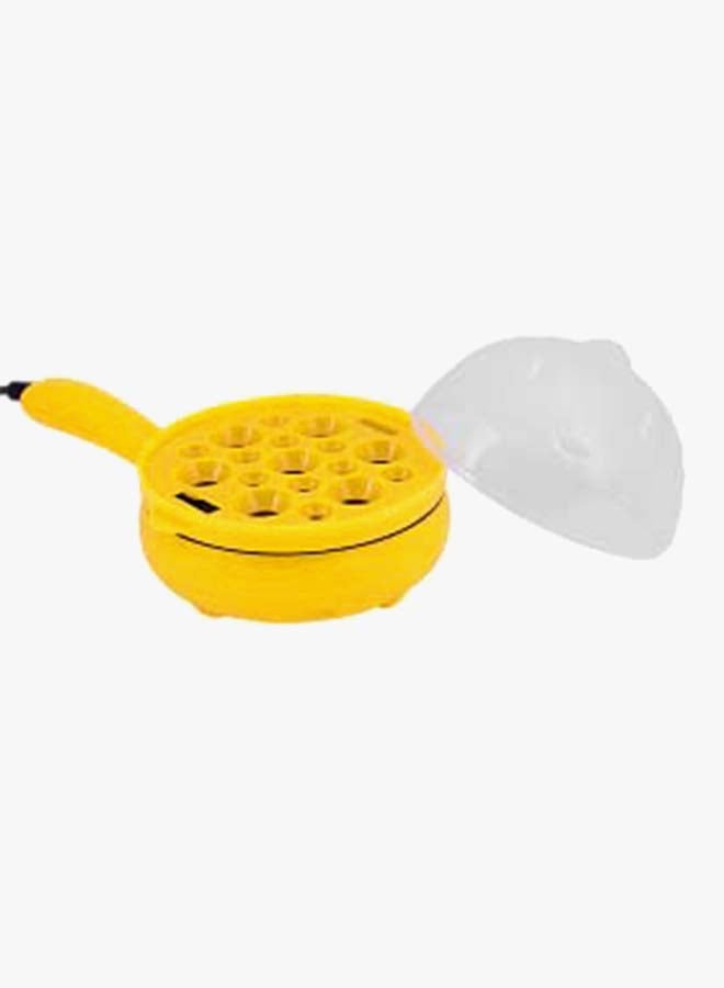 royal mark 7 Eggs Electric Multi Functional Fry Pan Rmem-1122 Yellow/Clear - Image 2