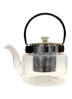 Pyrex Teapot With Filter Clear/Silver/Black 0.6Liters - v1544615277/N19868115A_1