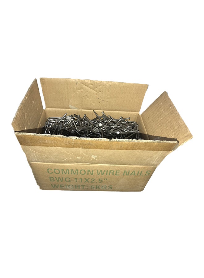 APEX Common Wire Nail Set Silver 2inch - Image 1