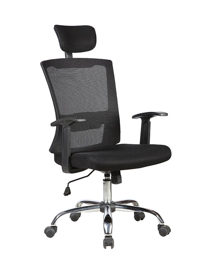 Neo Front High Back Office Chair Black 53x117x60centimeter  - Image 3