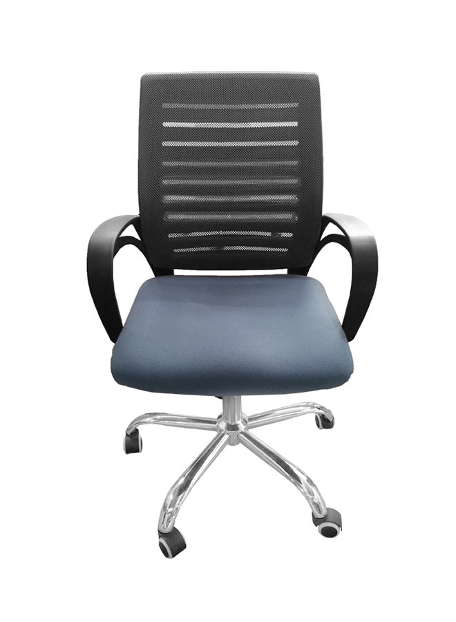 Neo Front Low Back Desk Chair Black 65x100x53centimeter 