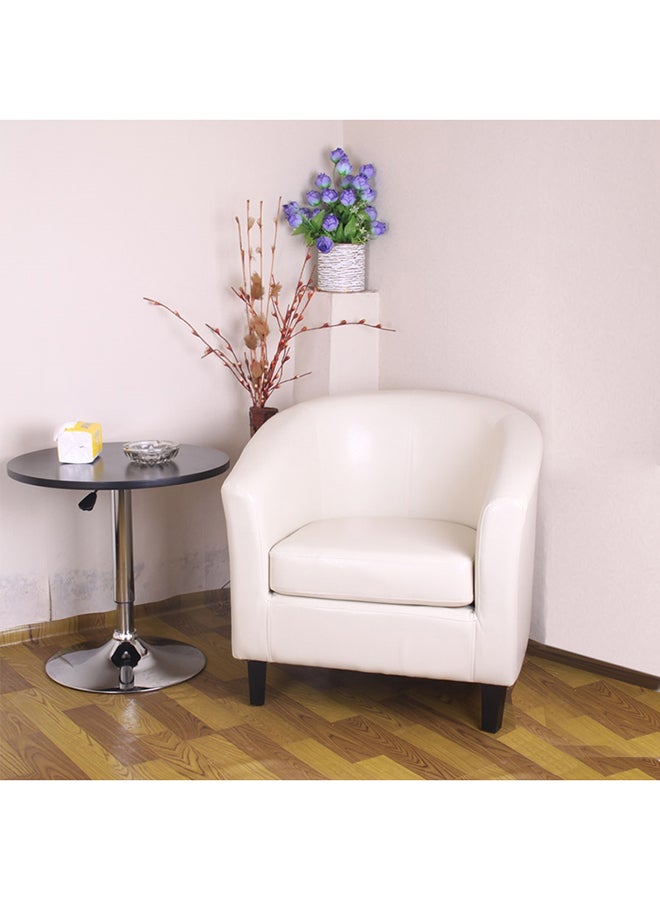 Neo Front Single Seater Sofa White  - Image 4