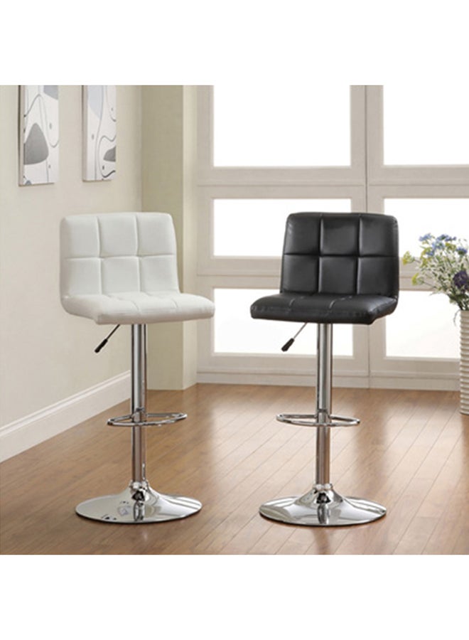 Neo Front Adjustable Hydraulic Chair Black/Silver 49x49x70cm - Image 2