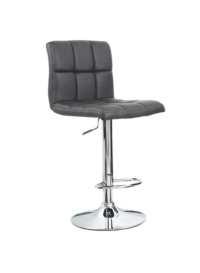 Neo Front Adjustable Hydraulic Chair Black/Silver 49x49x70cm - Image 1