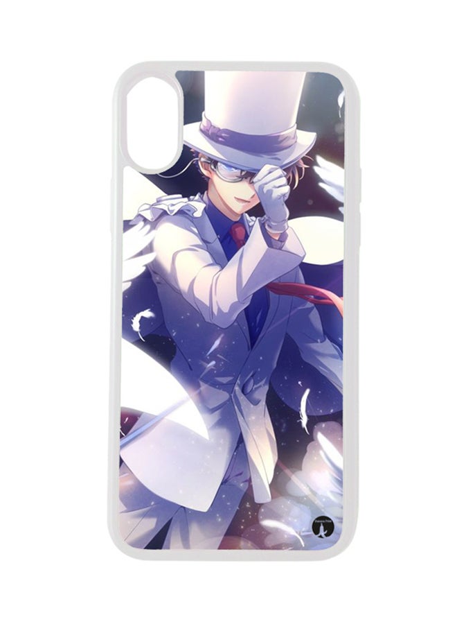 بي بي غطاء حماية واقٍ لهاتف أبل آيفون X نمط مسلسل الأنمي "Detective Conan"